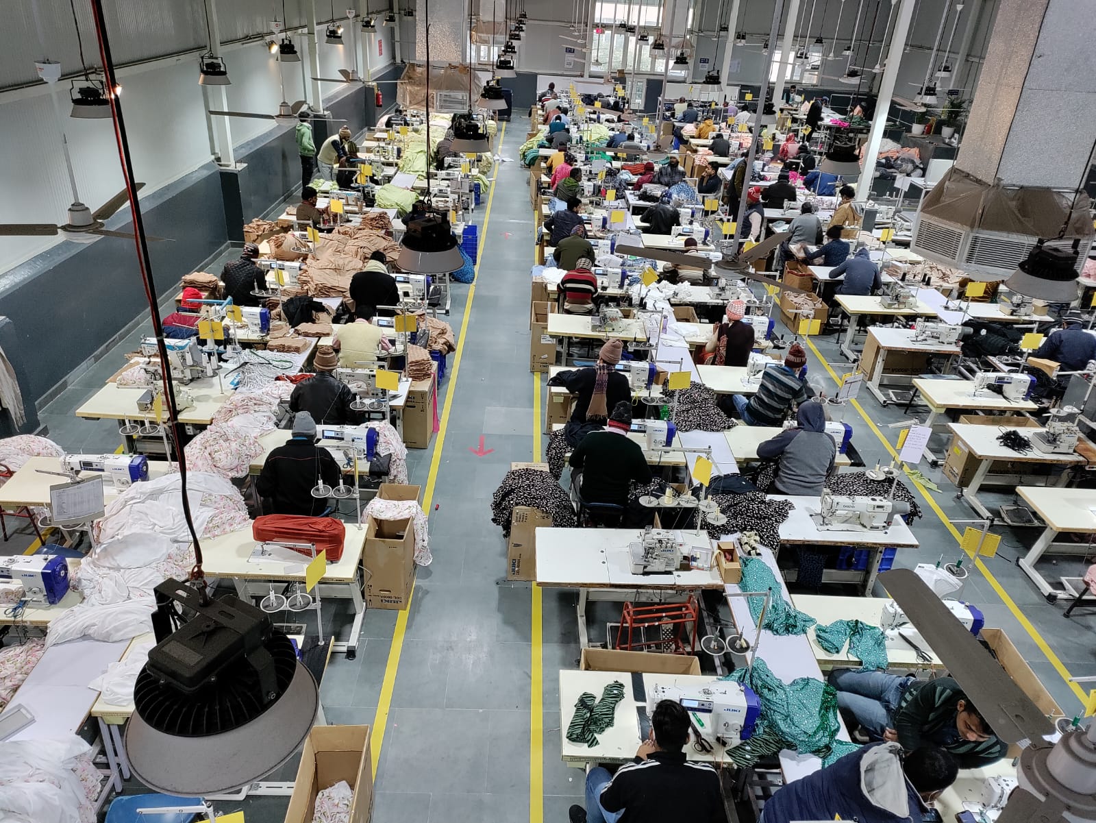 Aerial view of Fashion Smith sustainable operations